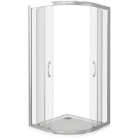Душевой уголок Good Door Neo R-80-С-CH 80х80 профиль Хром стекло прозрачное