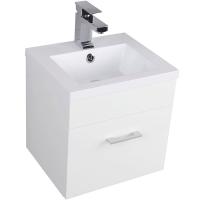 Тумба с раковиной Aquanet Нота 50 231066 подвесная Белая