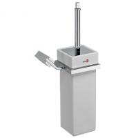 Ершик для унитаза Schein Watteau 127CS-R Хром, Белый