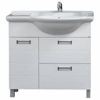 Тумба под раковину Cerutti SPA Сити 90 R 6744 Белая Венге