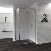 Душевой уголок RGW Passage PA-30 100x100 профиль Хром стекло прозрачное