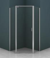 Душевой уголок Azario AZ-112P 100x100 профиль хром, стекло прозрачное