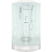 Душевая кабина Domani-Spa Elegance 90x90 DS01E99LAM00 профиль Белый стекло матовое