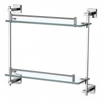 Стеклянная полка Aquanet 4752 Хром