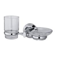 Держатель стакана и мыльницы WasserKRAFT Rhein K-6226 Хром