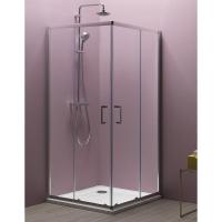 Душевой уголок Kolpa San Eco Quat TKK 90x90 профиль Хром стекло прозрачное