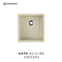 Кухонная мойка Omoikiri Kata 40-U BE Ваниль 4993394
