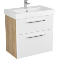 Тумба под раковину Diborg Lande Q 80 77.3225 подвесная Дуб