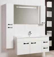 Тумба под раковину Акватон Диор 120 1A110601DR010 белая глянцевая