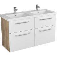 Тумба под раковину Diborg Lande 125 77.6229 подвесная Дуб