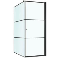 Душевой уголок Berges Wasserhaus Dark 90х90 061020R профиль Черный матовый стекло прозрачное
