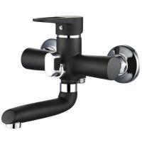 Смеситель для ванны Ростовская Мануфактура Сантехники SL77BL-009E универсальный Черный