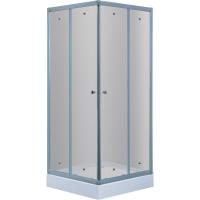 Душевой уголок Timo 100x100 TL-1102F профиль Хром стекло матовое