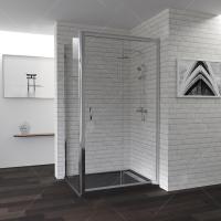 Душевой уголок RGW Passage PA-45 80x100 профиль Хром стекло прозрачное