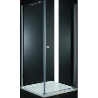 Душевой уголок Cezares Elena W-А-1 100x100 профиль Хром стекло прозрачное