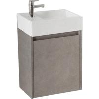 Тумба под раковину BelBagno KRAFT MINI-450/250-1A-SO-PG-L подвесная Pietra Grigio