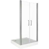 Душевая дверь в нишу Good Door Fantasy SD-90-C-CH 90 профиль Хром стекло прозрачное