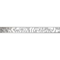 Решетка для лотка Alcaplast CODE-850L Хром глянцевый