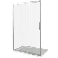 Душевая дверь в нишу Good Door Orion WTW-140 140 профиль Хром стекло прозрачное
