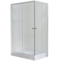 Душевой уголок Royal Bath HP 120х80 RB8120HP-C-L с поддоном профиль Белый стекло матовое