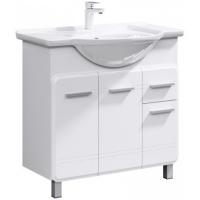 Тумба под раковину Aqwella Корсика 85 Т8м KOR0108 Белая
