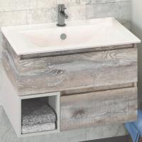 Тумба с раковиной Comforty Турин 75 4144200 Дуб бежевый