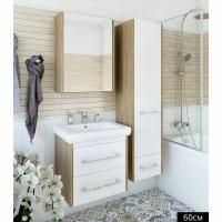 Тумба с раковиной Sanflor Ларго 2 60 С0002117 Швейцарский вяз