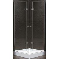 Душевой уголок Cezares ELENA-W-ASH-2-80/100-C-Cr профиль Хром стекло прозрачное