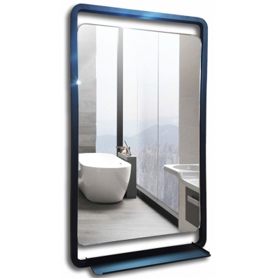 Зеркало Mixline Шарм Бронкс 50 539785 с полкой Металлическое