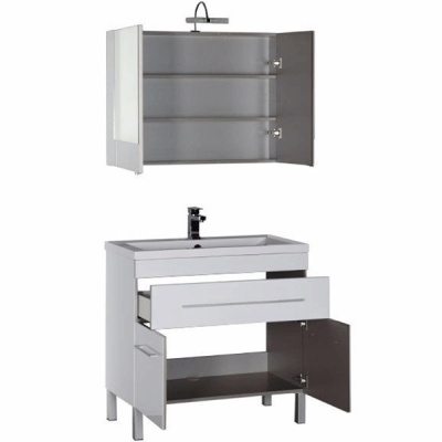 Комплект мебели для ванной Aquanet Верона 90 230314 Белый