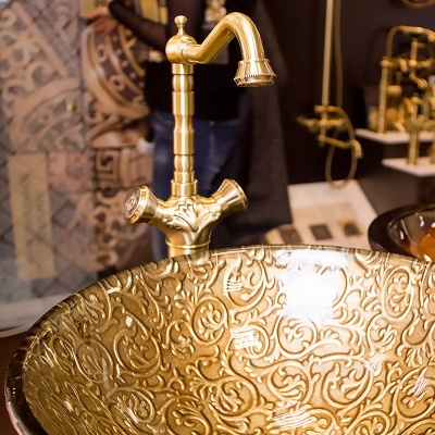 Смеситель для раковины Bronze de Luxe Royal 21973 Бронза