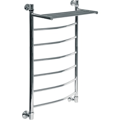 Водяной полотенцесушитель Ника Arc ЛД/ВП 100x60 с полкой Хром