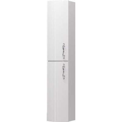 Шкаф пенал Aima Design Amethyst 30П выпуклый L White