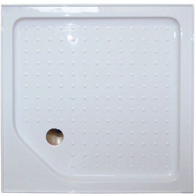 Душевой уголок Royal Bath HP 90х90 RB90HP-T с поддоном профиль Белый стекло прозрачное