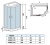 Душевая кабина WeltWasser WW500 Werra 1202 120x90 10000003329 L профиль Хром стекло прозрачное