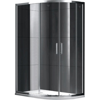 Душевой уголок Gemy Victoria S30212 110х80 профиль Хром стекло прозрачное
