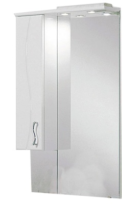 Зеркало со шкафом Акватон Дионис 1A006002DS01R Белое R