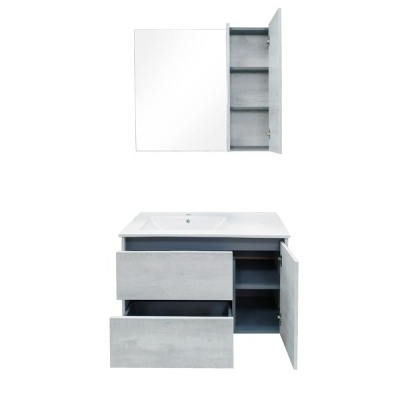 Зеркальный шкаф Comforty Бремен 90 4142374 Дуб белый