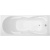 Акриловая ванна Aquanet Viola 180x75 с гидромассажем