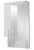 Зеркало со шкафом Акватон Дионис 1A006002DS01R Белое R
