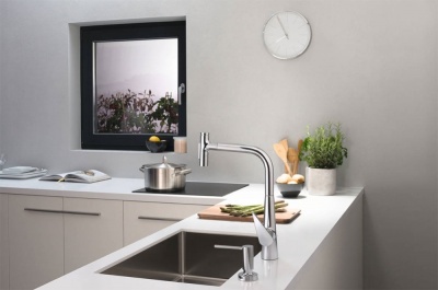 Смеситель для кухни Hansgrohe Talis Select M51 73867000 Хром