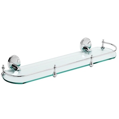 Стеклянная полка Raiber R70121 Хром