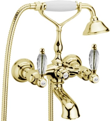Смеситель для ванны Webert Alexandra AL720201 Хром кристаллы Swarovski