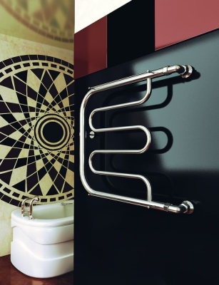 Водяной полотенцесушитель Ника Econ ПМ1 50x70 с полкой Хром