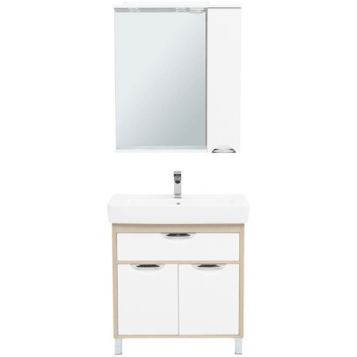 Комплект мебели для ванной Aquanet Гретта 80 239432 Светлый дуб