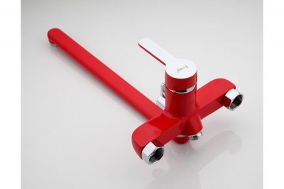 Смеситель для ванны Frap F224 универсальный Белый Хром