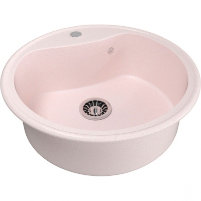 Кухонная мойка Mixline ML-GM09-311 533499 Светло-розовая