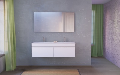 Зеркало Raval Twins 140 Хром