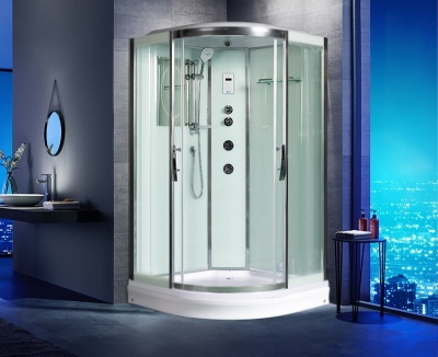 Душевая кабина WeltWasser WW500 Emmer 11015 110x110 10000003286 профиль Хром стекло прозрачное