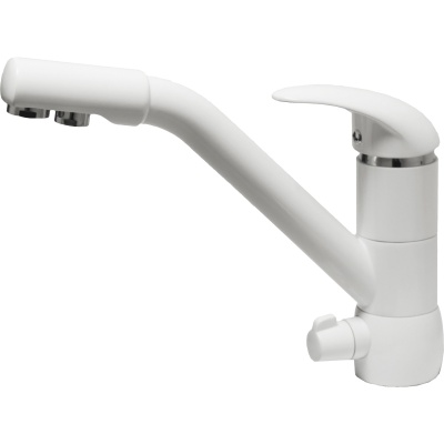 Смеситель для кухни Seaman Barcelone SSL-5361-Snow Белый